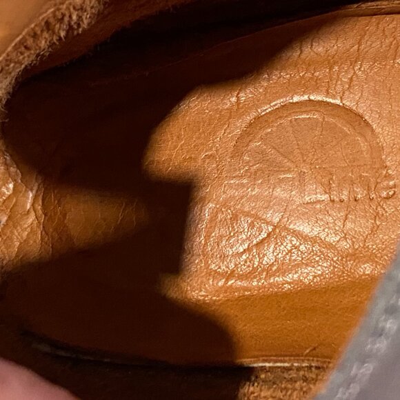 Lemon & Lime Casablanca School Boho Academia Soft Grey Leather Booties Shoes 9 - Picture 6 of 6